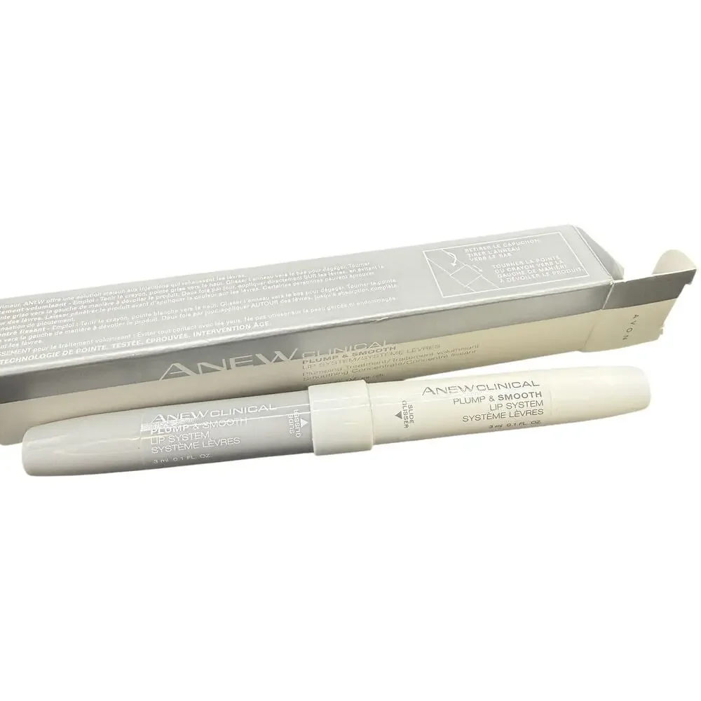 ✨ Avon Anew 0.1 oz Clinical Plump & Smooth Lip System New Vintage Y2K Lip Care